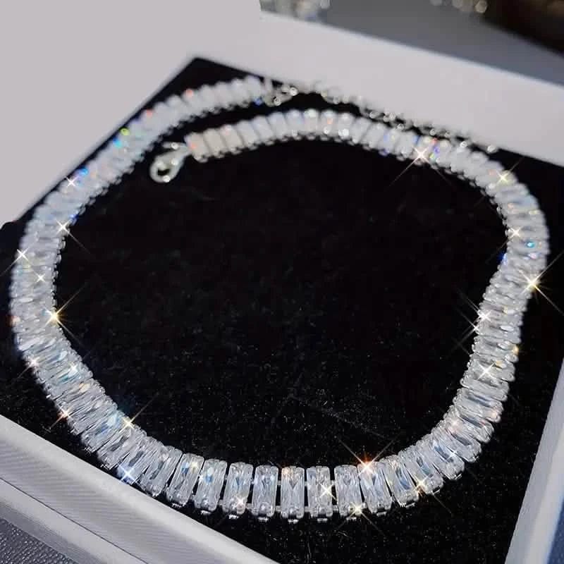 Stylish Charming Thick Tennis High Quality Sparkling Women's Jewelry - A-1 Thread Vault