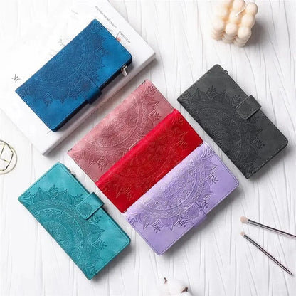 Stylish Leather Lanyard Wallet Case - A-1 Thread Vault