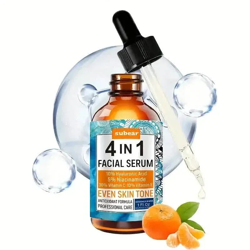 Subear 4-In-1 Facial Serum - Hydrates, Repairs, and Rejuvenates Skin with Hyaluronic Acid - A-1 Thread Vault