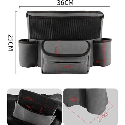 Suede Large Capacity Car Purse Holder - A-1 Thread Vault