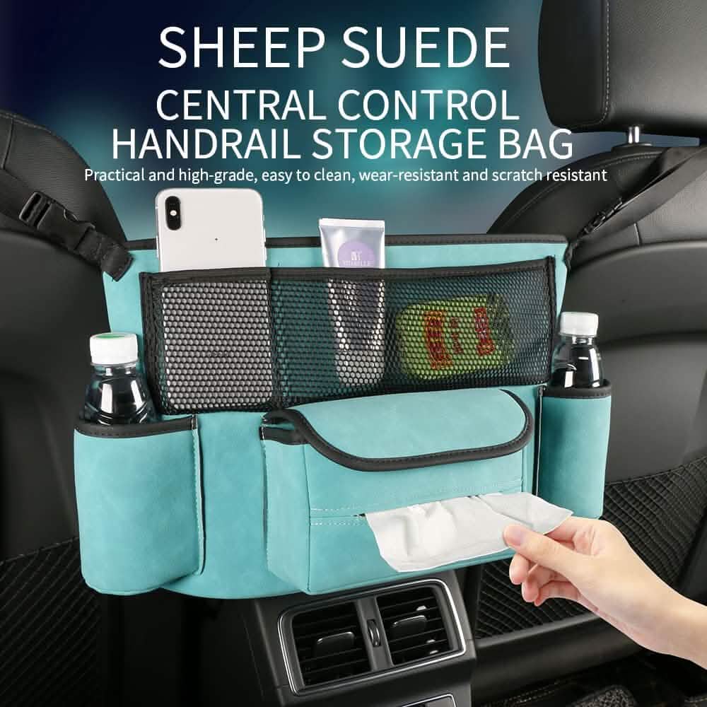 Suede Large Capacity Car Purse Holder - A-1 Thread Vault