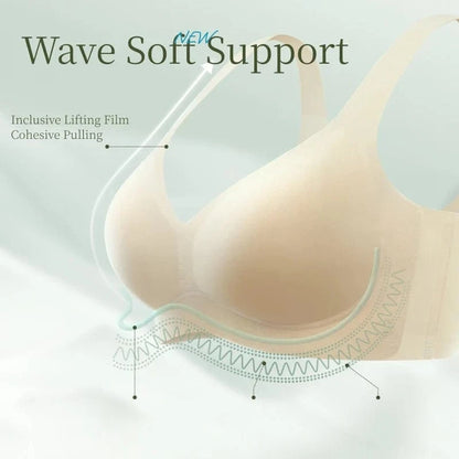 SUJIIN Push Up Seamless Tank Bras for Women Wireless Smooth T-shirt Bras Ladies Comfort Invisible Breathable Bra Female MX320 - A-1 Thread Vault
