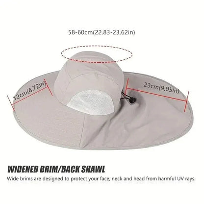 Summer Beach Neck Sunscreen Hat - A-1 Thread Vault
