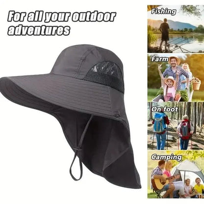 Summer Beach Neck Sunscreen Hat - A-1 Thread Vault