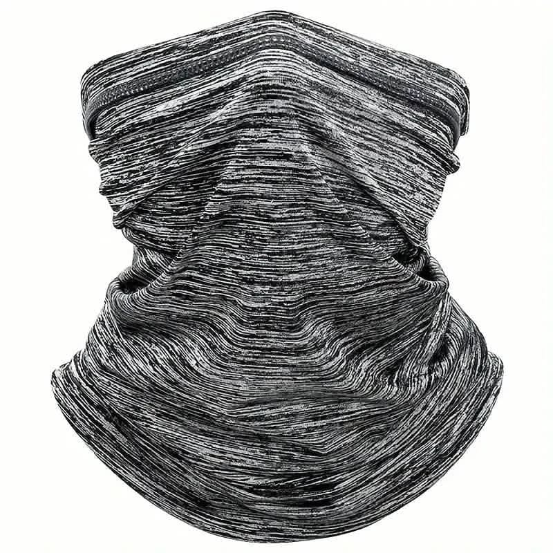 Summer Face Cover Scarf, Moisture Wicking Breathable Stretch Face Neck Gaiter Mask - A-1 Thread Vault