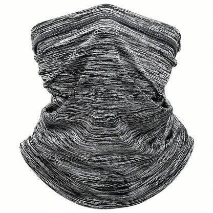 Summer Face Cover Scarf, Moisture Wicking Breathable Stretch Face Neck Gaiter Mask - A-1 Thread Vault