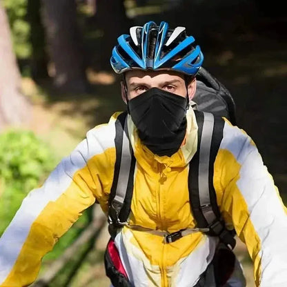 Summer Face Cover Scarf, Moisture Wicking Breathable Stretch Face Neck Gaiter Mask - A-1 Thread Vault