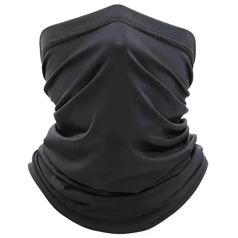 Summer Face Cover Scarf, Moisture Wicking Breathable Stretch Face Neck Gaiter Mask - A-1 Thread Vault