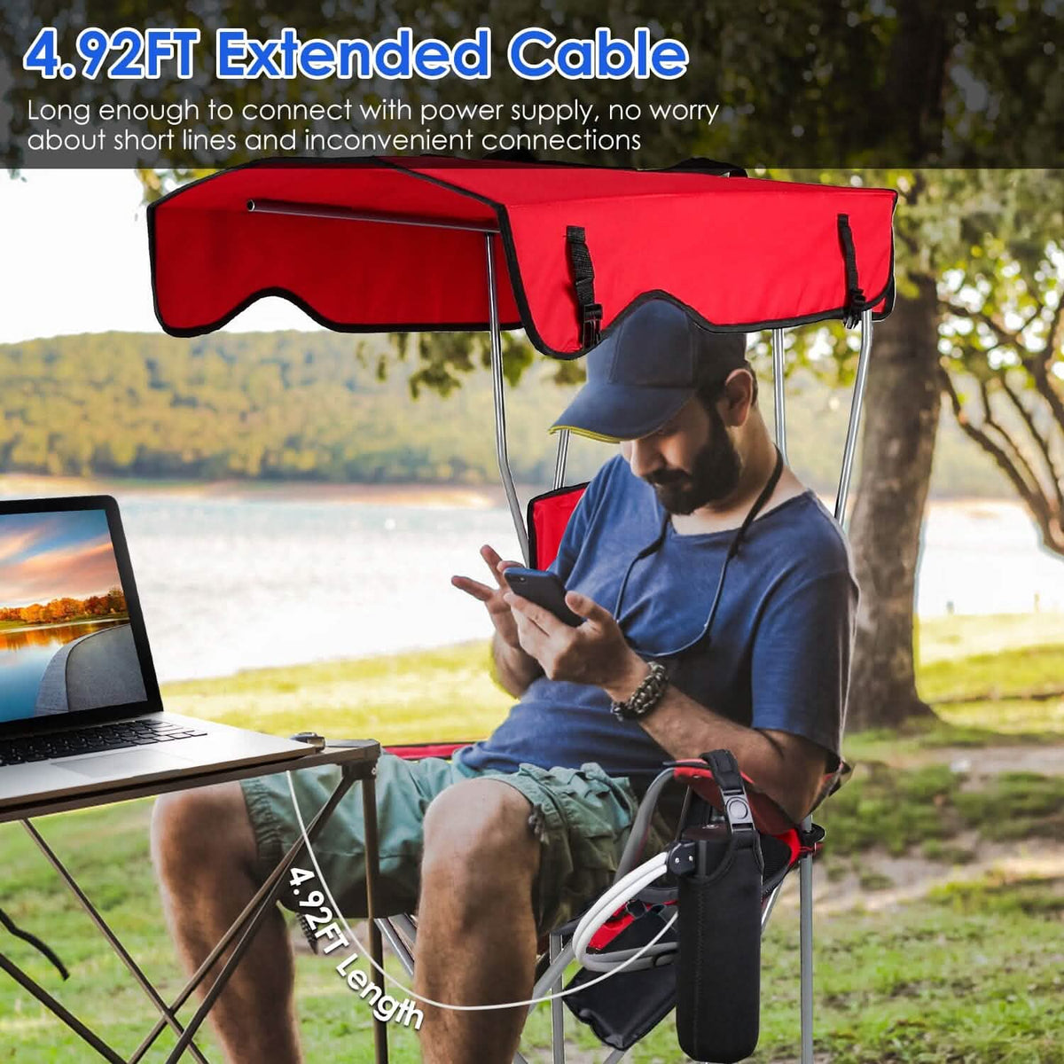 Summer Water Cooling System Seat Cushion with Fans 3 Speeds - A-1 Thread Vault