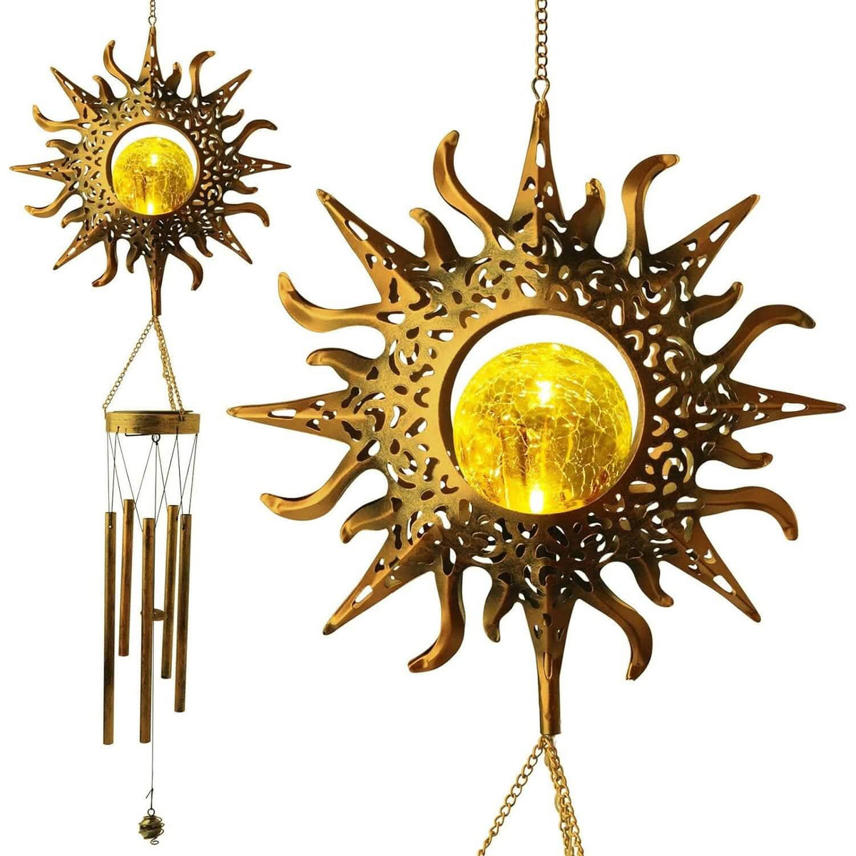 Sun Solar Wind Chimes - A-1 Thread Vault