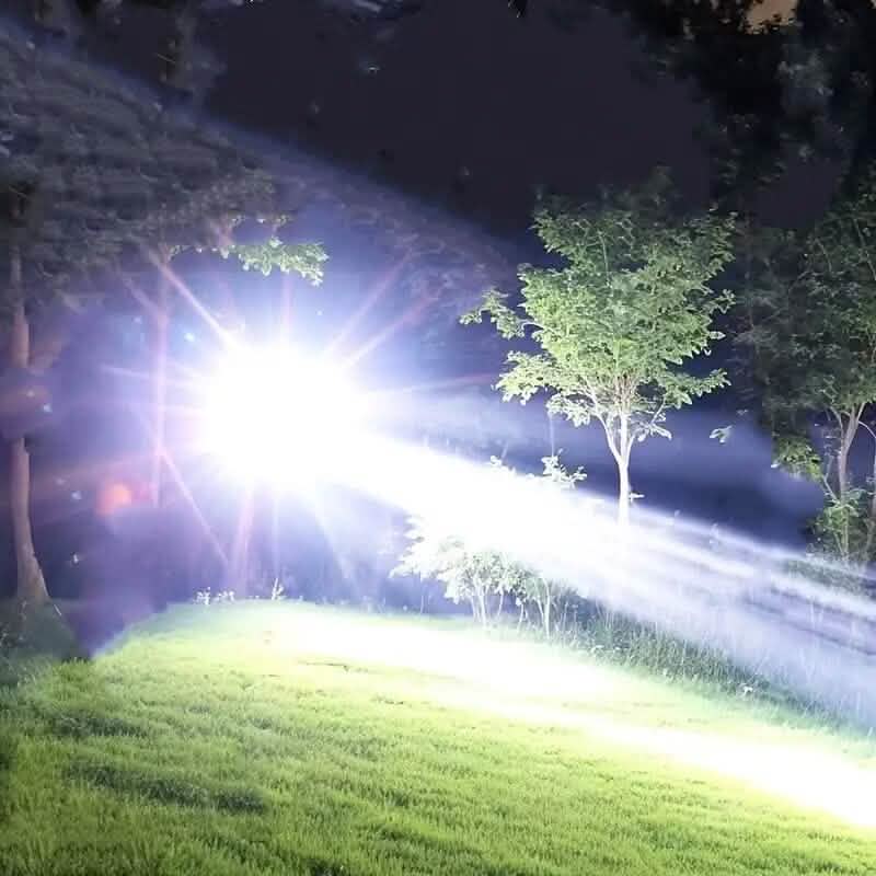 Super Bright Rechargeable Long Beam Flashlight - A-1 Thread Vault