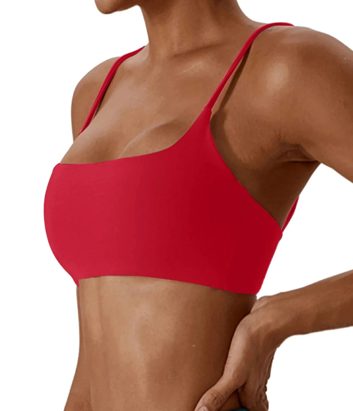 Super soft fabric back cross sports bra fitness top women's high-quality yoga clothes women's fitness running bra fitness yoga b - A-1 Thread Vault