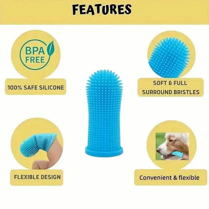 Super Soft Silicone Toothbrush for Dog or Cat's Teeth - A-1 Thread Vault