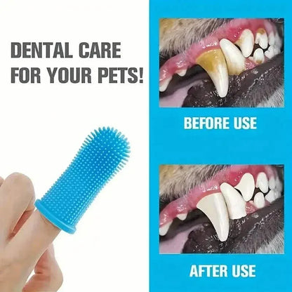 Super Soft Silicone Toothbrush for Dog or Cat's Teeth - A-1 Thread Vault