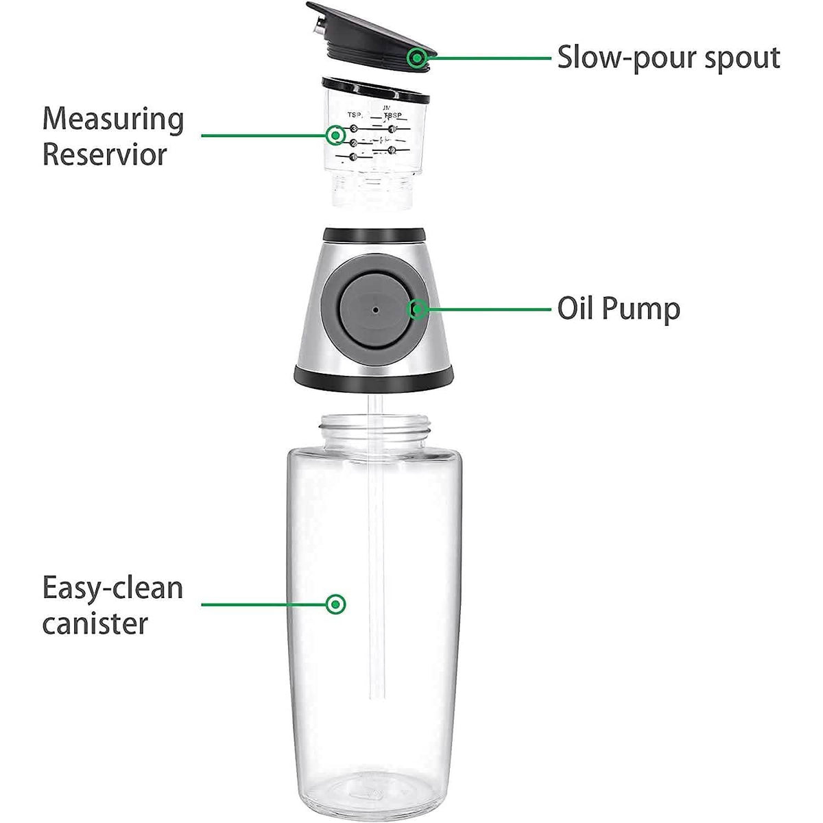 Superior Glass Oil and Vinegar Dispenser - A-1 Thread Vault