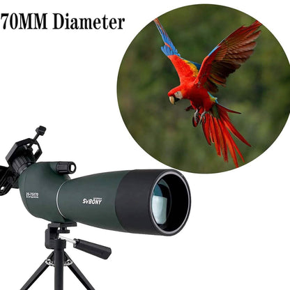SVBONY SV28 25-75x70 Spotting Scopes with Tripod (Refurbished) - A-1 Thread Vault