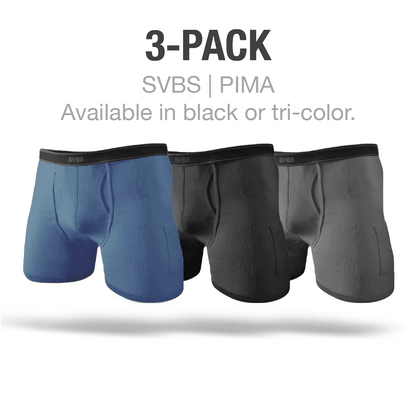 SVBPIMA TRI-POUCH™ BOXERS - PIMA COTTON - A-1 Thread Vault