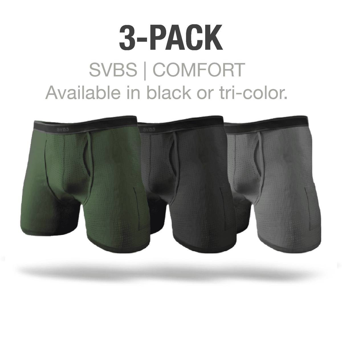 SVBS TRI-POUCH™ BOXERS | COMFORT - A-1 Thread Vault