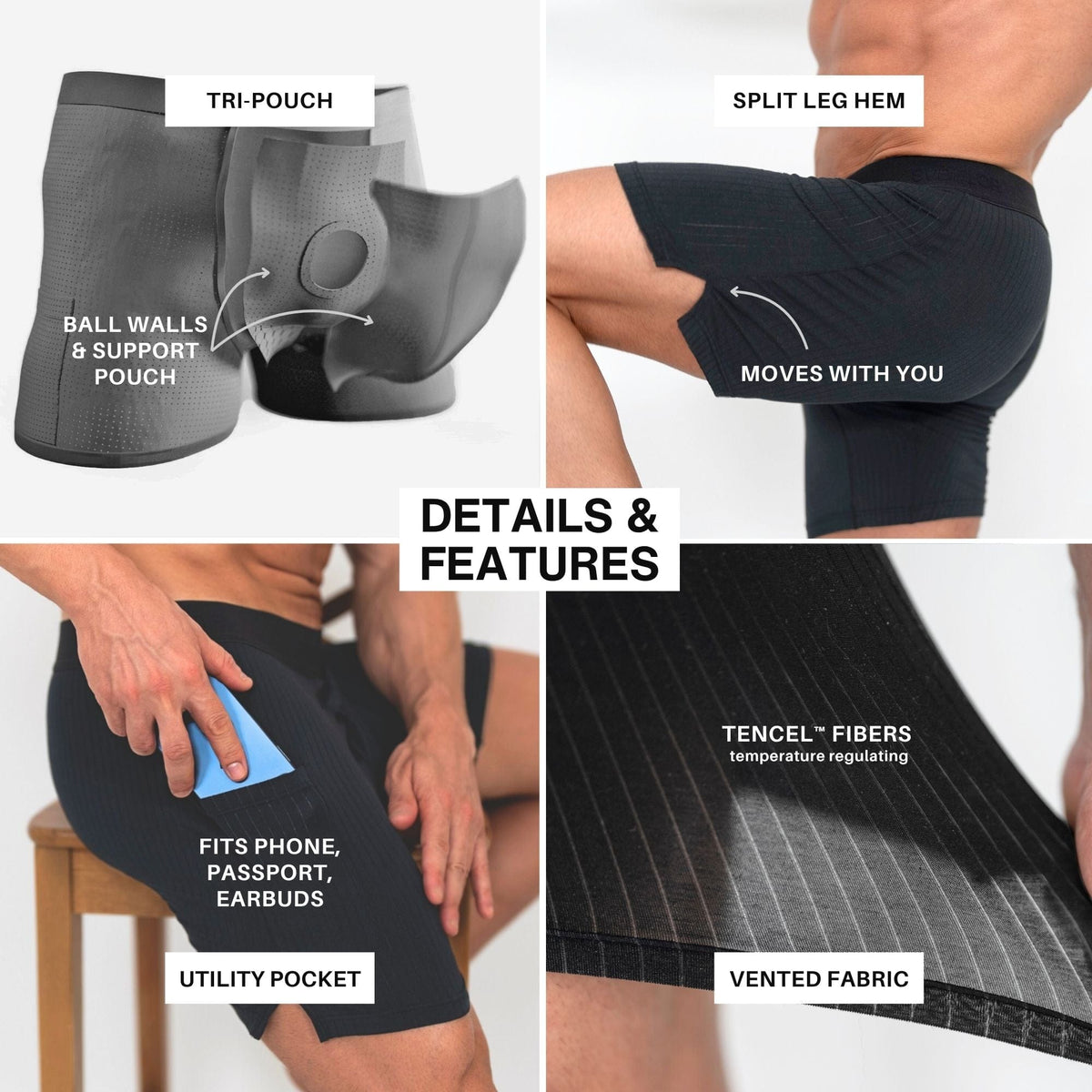 SVBSLEEP TRI-POUCH™ BOXERS - RECOVERY - A-1 Thread Vault