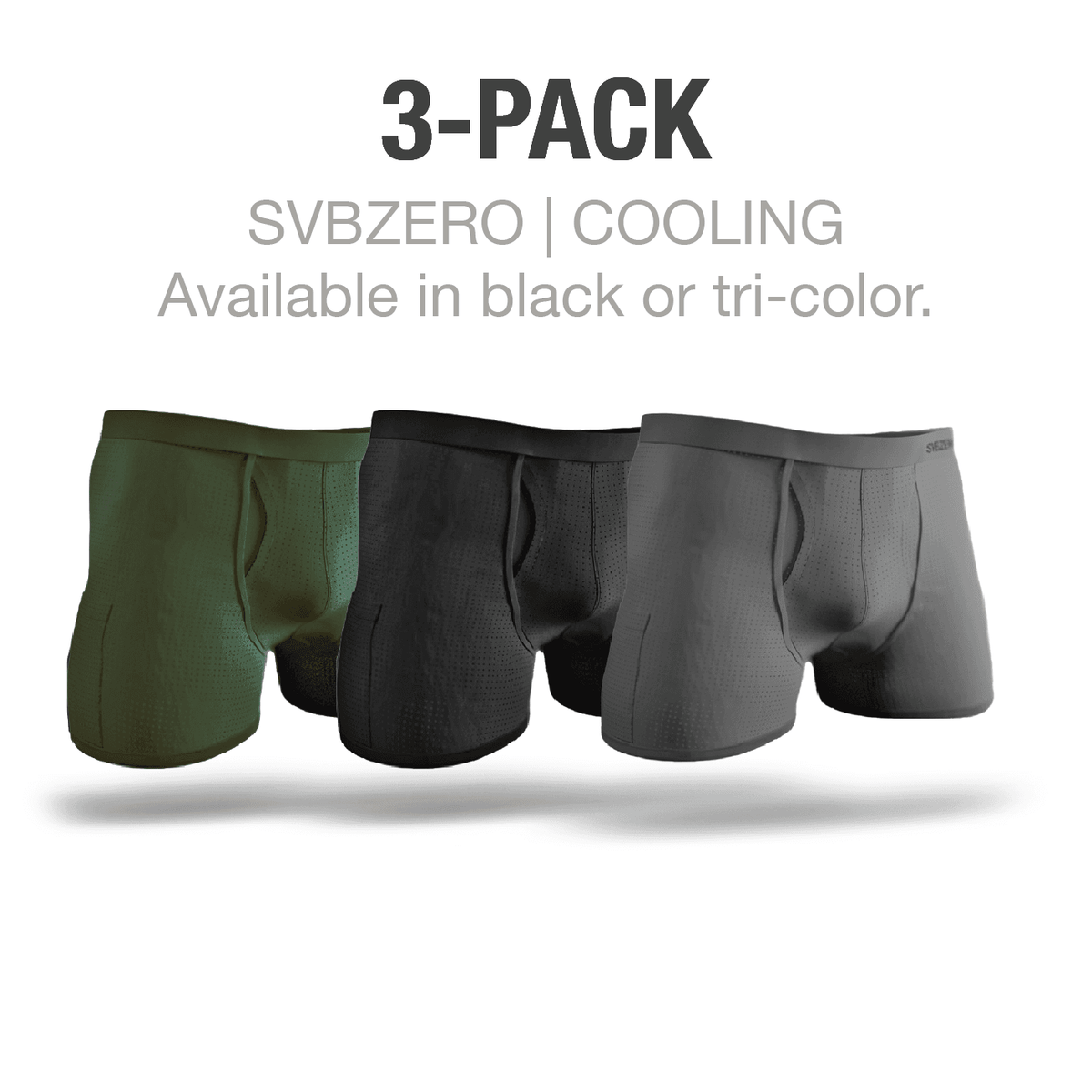 SVBZERO TRI-POUCH™ BOXERS | COOLING - A-1 Thread Vault