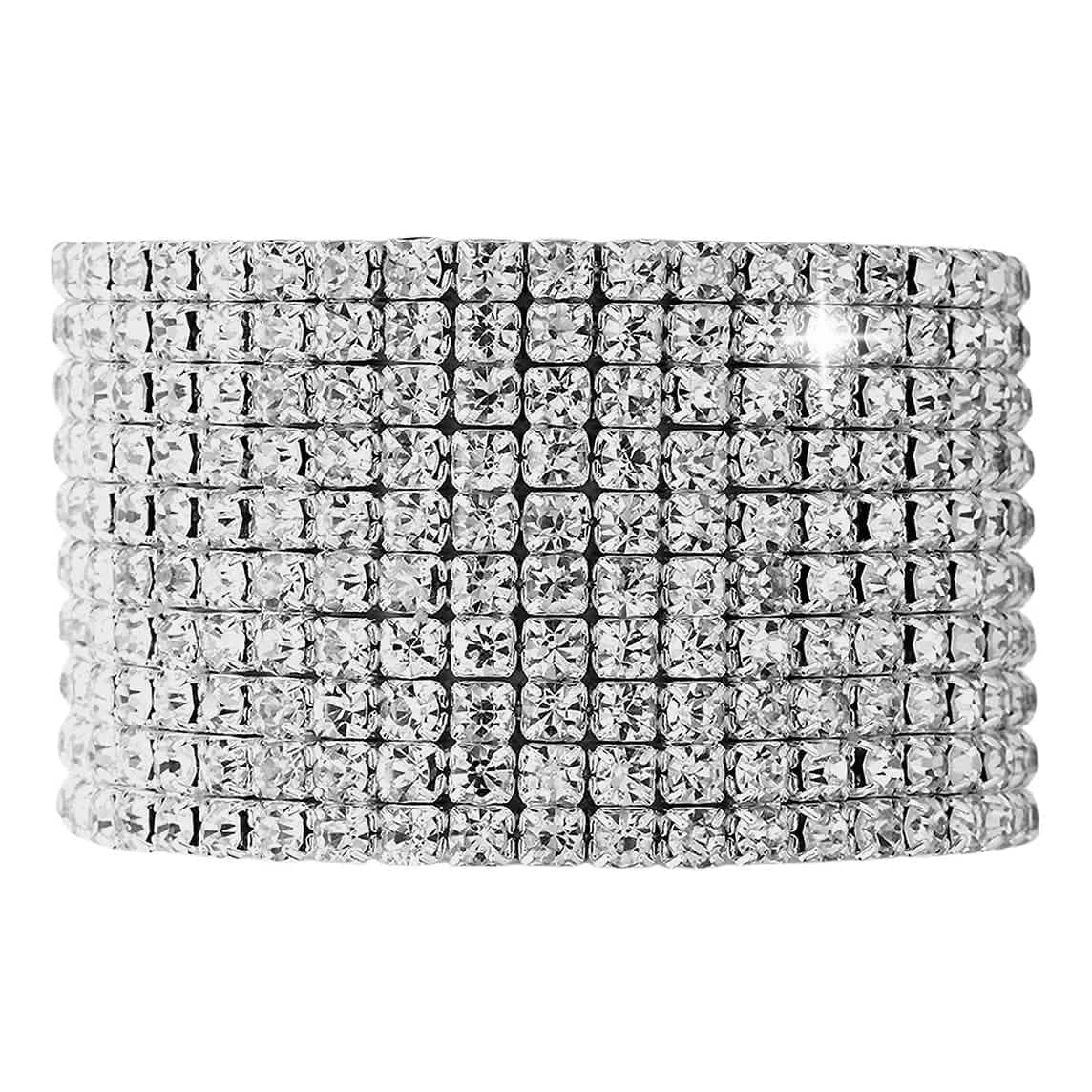 Swarovski Power Collection 10-Tier Elements Bracelet - A-1 Thread Vault