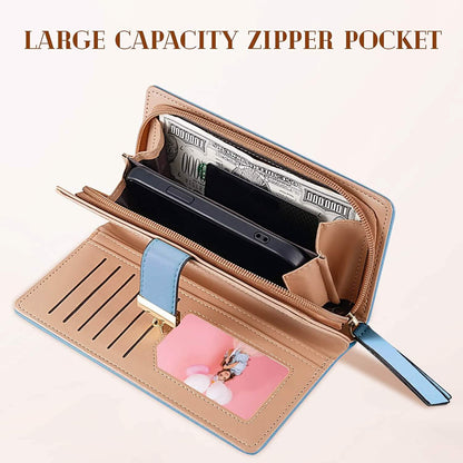Sweet Cute Women's Long Leaf Bifold Wallet - A-1 Thread Vault