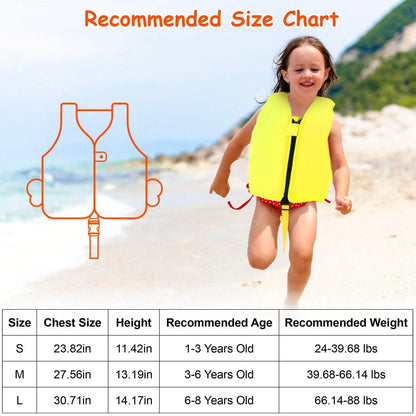 Swim Vest for Kids Float Jacket with Adjustable Crotch Strap - A-1 Thread Vault