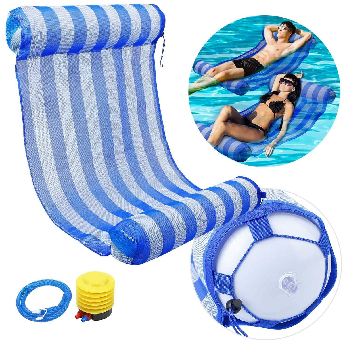 Swimming Pool Float Hammock Inflatable - A-1 Thread Vault