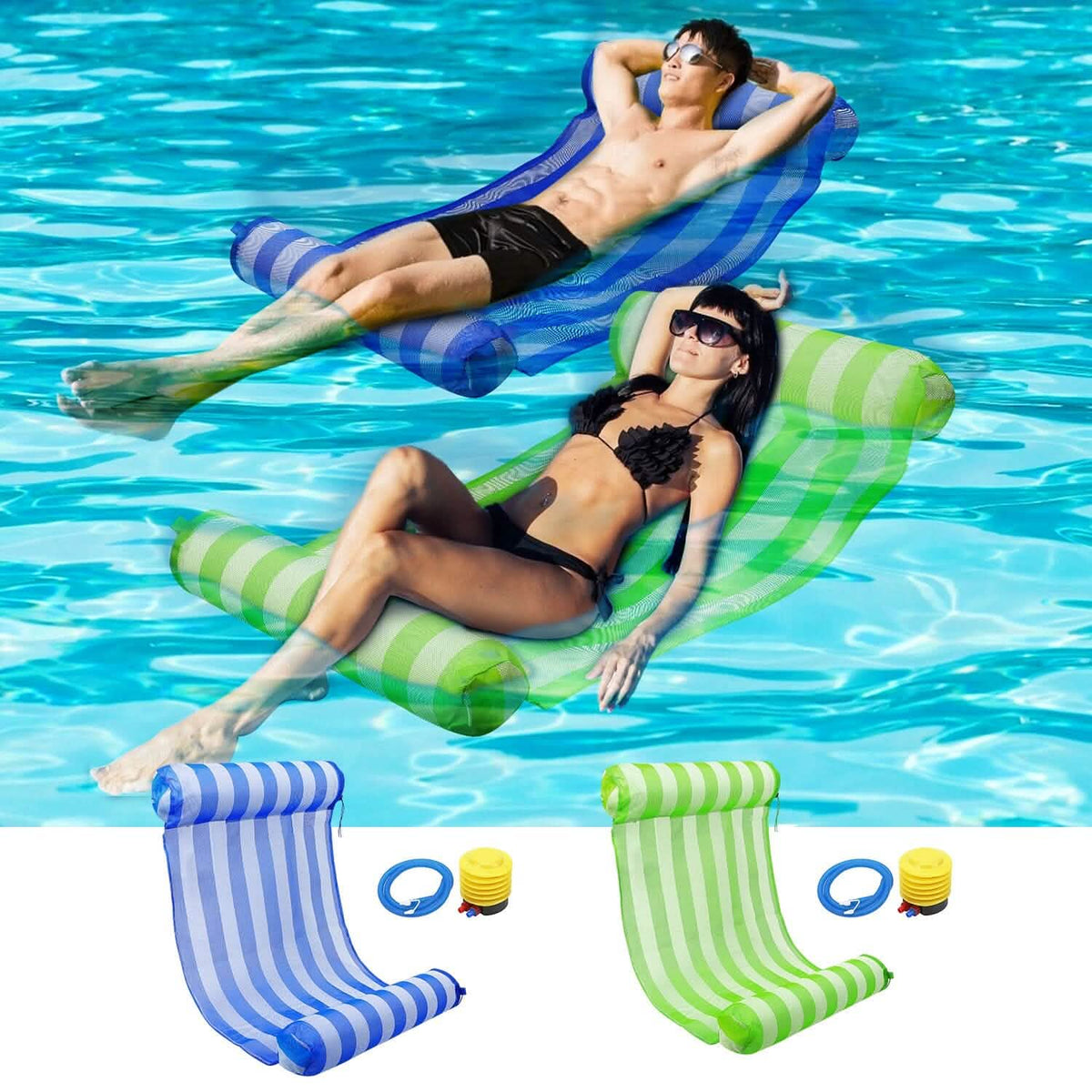 Swimming Pool Float Hammock Inflatable - A-1 Thread Vault