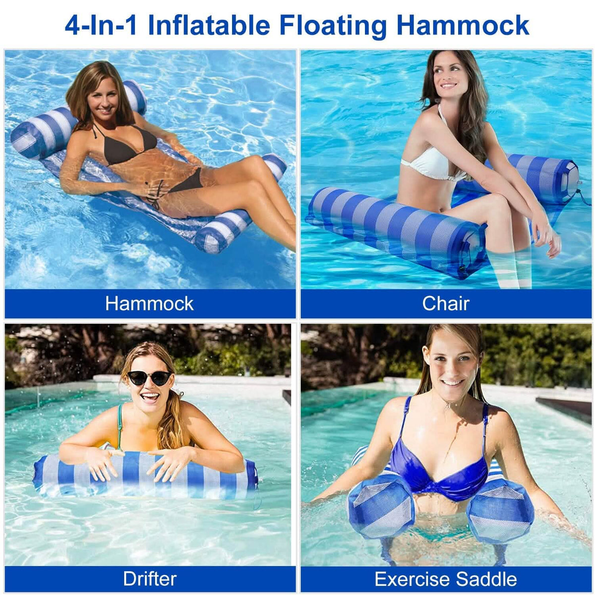 Swimming Pool Float Hammock Inflatable - A-1 Thread Vault