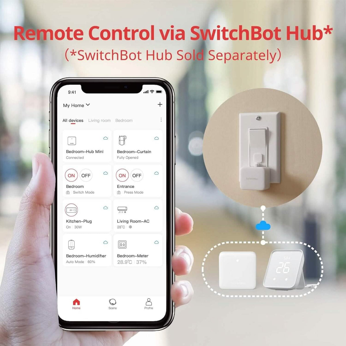 SwitchBot Smart Switch Button Pusher - A-1 Thread Vault