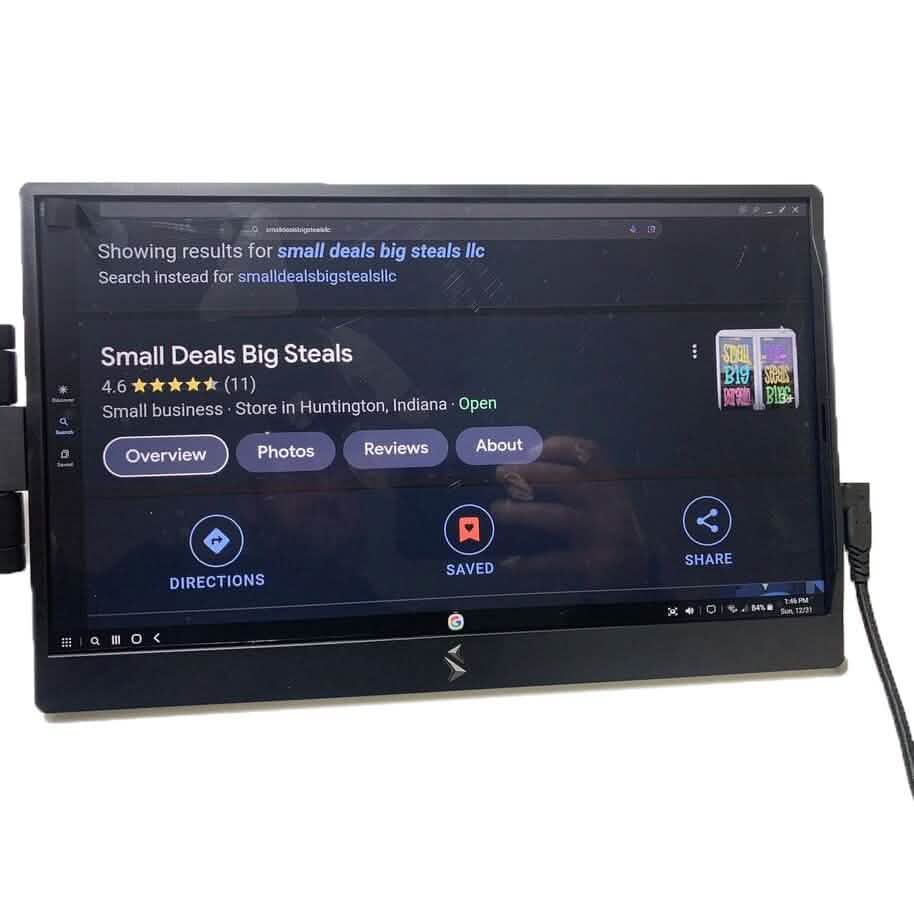 Swivel By Sidetrak 14” Full HD Portable Monitor (Refurbished) - A-1 Thread Vault