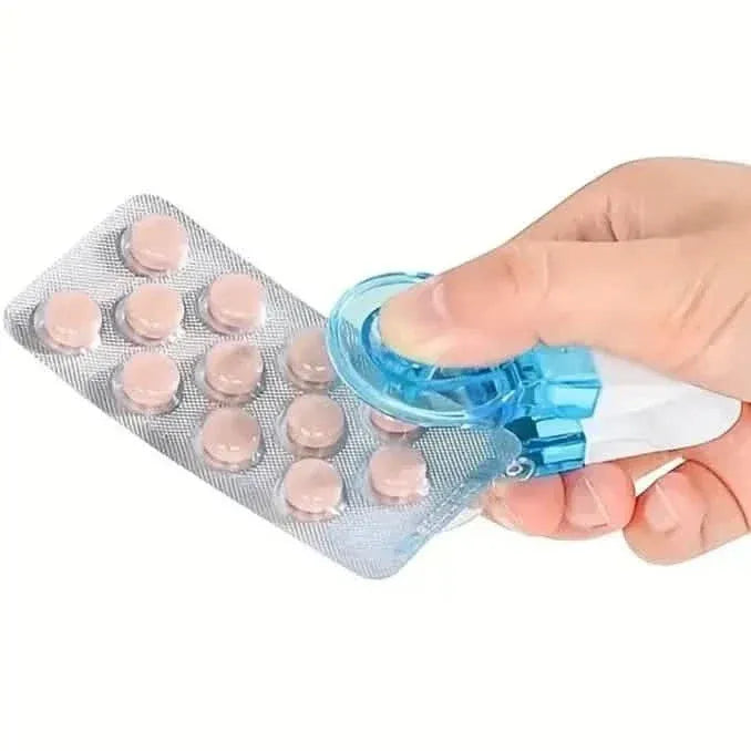 Tablet Pills Blister Pack Opener Tool Dispenser - A-1 Thread Vault