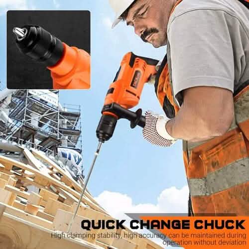 TACKLIFE 900W Corded Drill with 3000RPM Variable Speed PID05A - A-1 Thread Vault