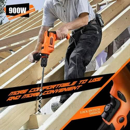 TACKLIFE 900W Corded Drill with 3000RPM Variable Speed PID05A - A-1 Thread Vault