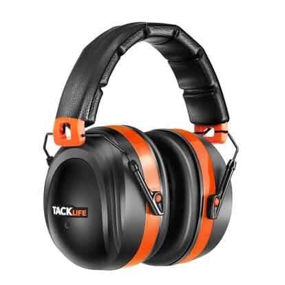 TACKLIFE Ear Muffs, SNR 34 dB Hearing Protection HNRE1 - A-1 Thread Vault