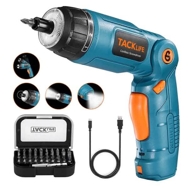 TACKLIFE Electric Screwdriver 3.6V SDH13DC - A-1 Thread Vault