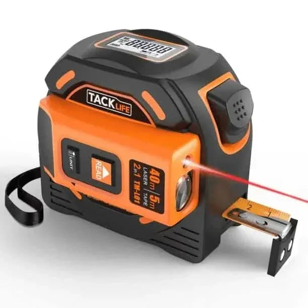 TACKLIFE TM-L01 2-in-1 Laser Tape Measure - A-1 Thread Vault