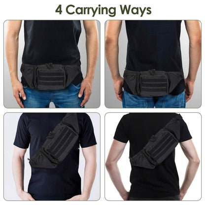 Tactical Fanny Pack Concealed Carry Bag for Men - A-1 Thread Vault