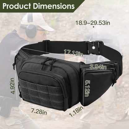 Tactical Fanny Pack Concealed Carry Bag for Men - A-1 Thread Vault