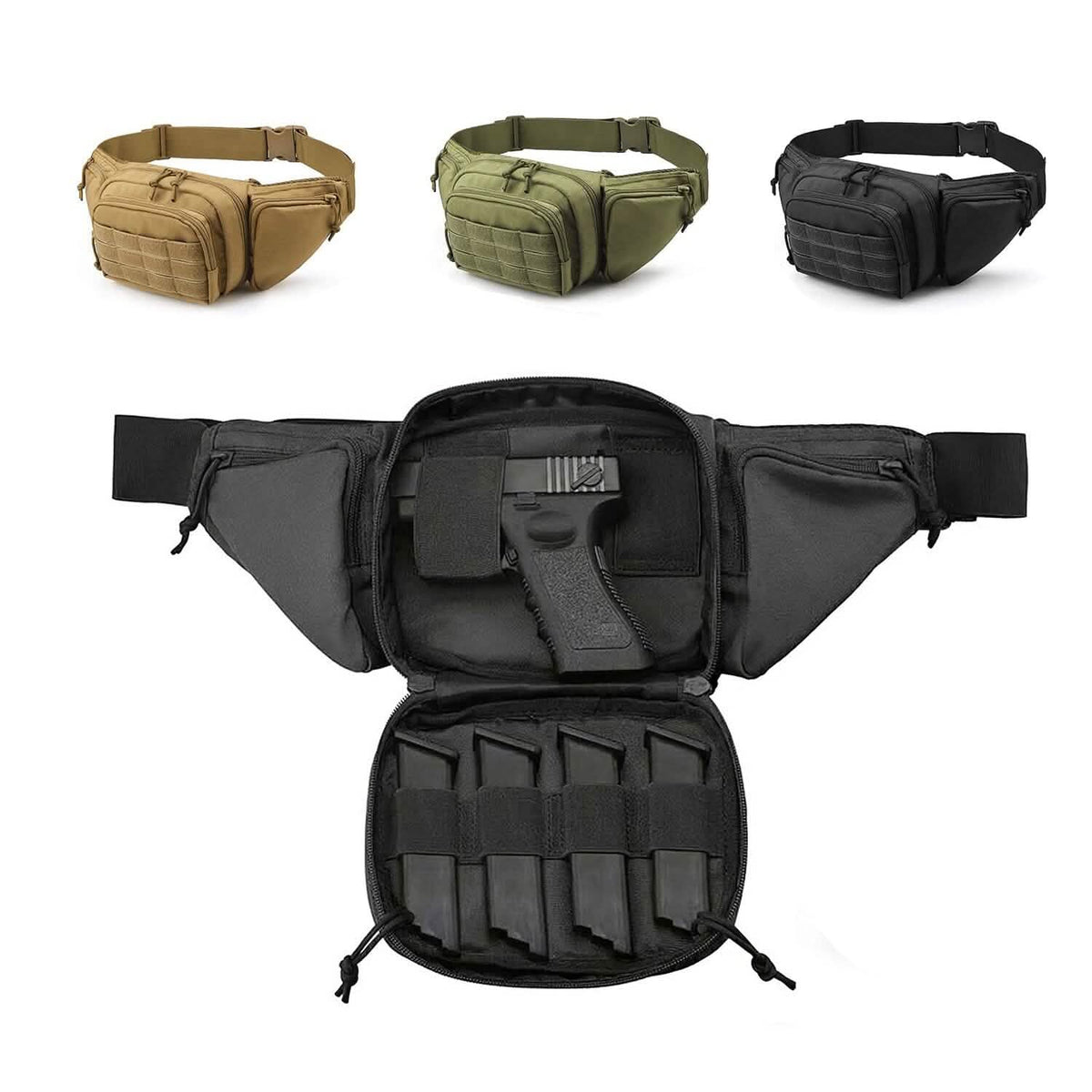 Tactical Fanny Pack Concealed Carry Bag for Men - A-1 Thread Vault