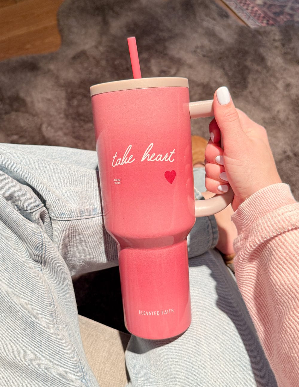 Take Heart 40 oz Ascend Tumbler - A-1 Thread Vault
