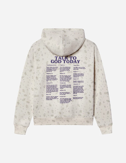 Talk to God Allover Wildflower Unisex Hoodie - A-1 Thread Vault