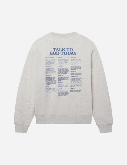 Talk to God Unisex Crewneck - A-1 Thread Vault
