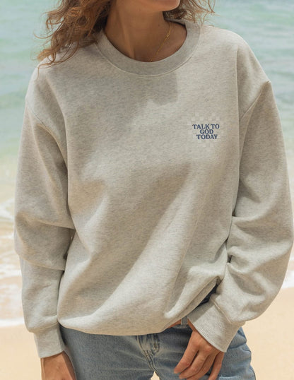Talk to God Unisex Crewneck - A-1 Thread Vault
