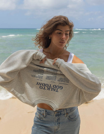 Talk to God Unisex Crewneck - A-1 Thread Vault