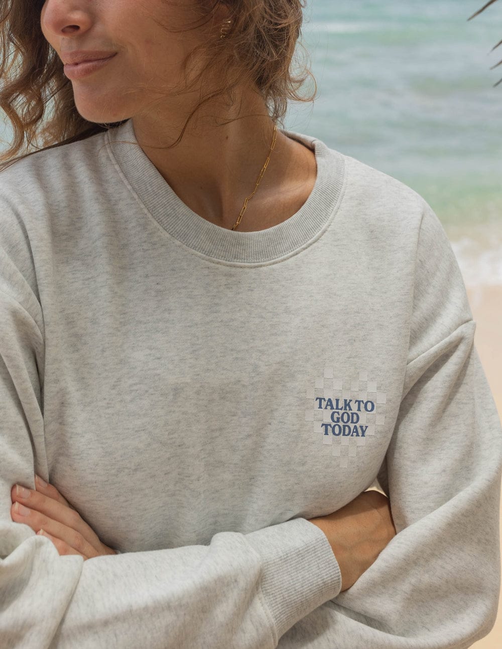 Talk to God Unisex Crewneck - A-1 Thread Vault