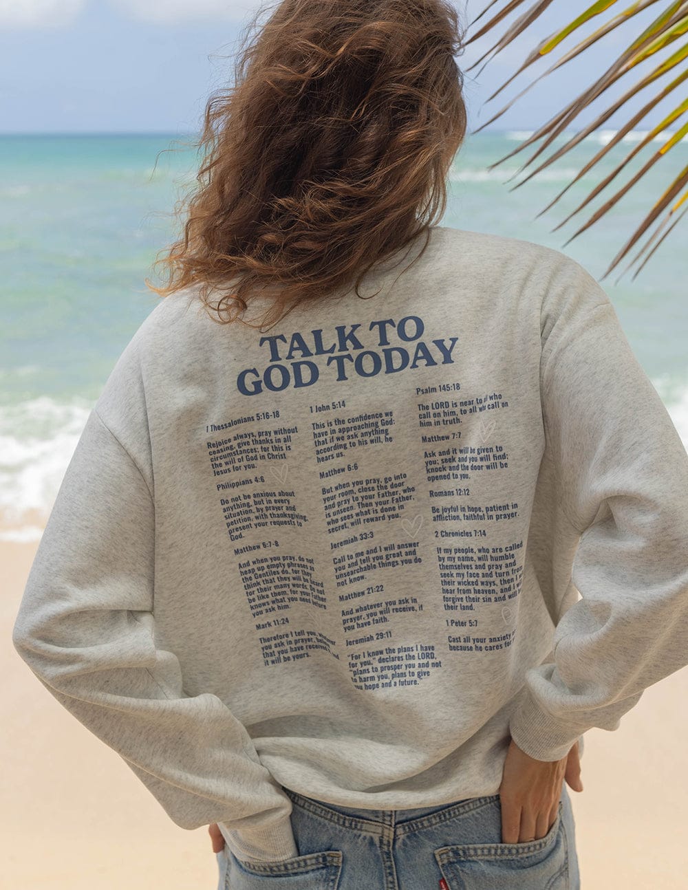 Talk to God Unisex Crewneck - A-1 Thread Vault