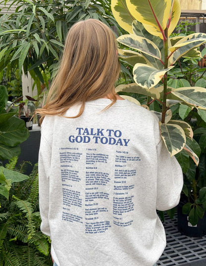 Talk to God Unisex Crewneck - A-1 Thread Vault