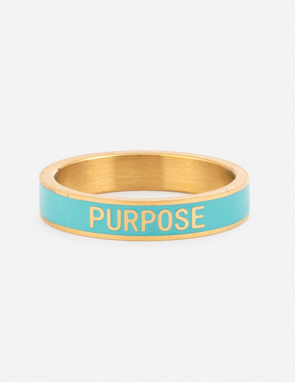 Teal Enamel Purpose Ring - A-1 Thread Vault